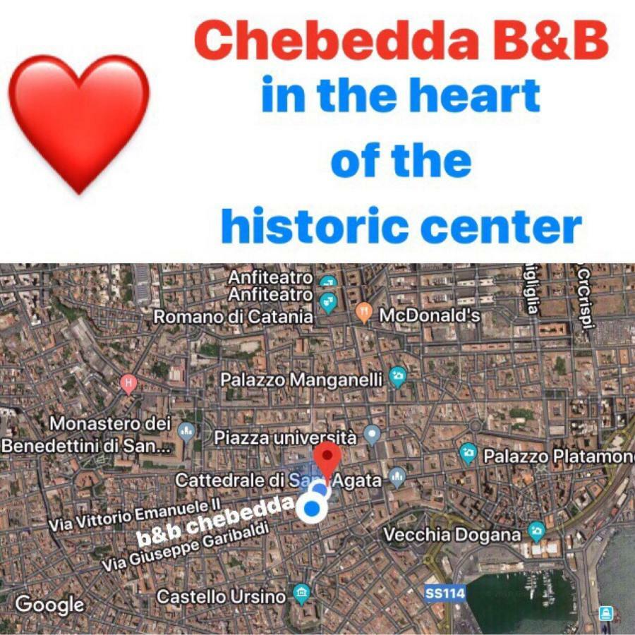 Chebedda B&B Катания Экстерьер фото